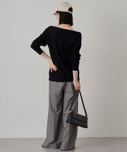 2褶寬鬆褲
