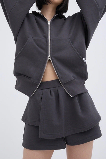 邊緣荷葉邊短褲