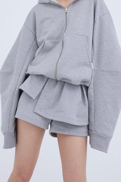 邊緣荷葉邊短褲