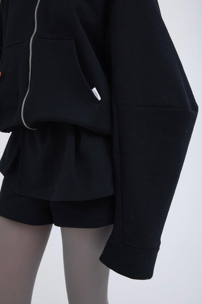 邊緣荷葉邊短褲