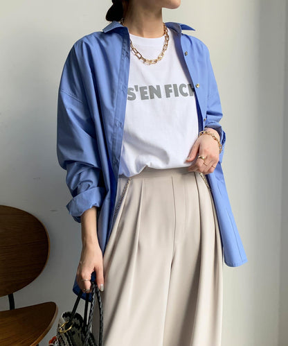 JES'EN FICHE絨布LOGO T恤