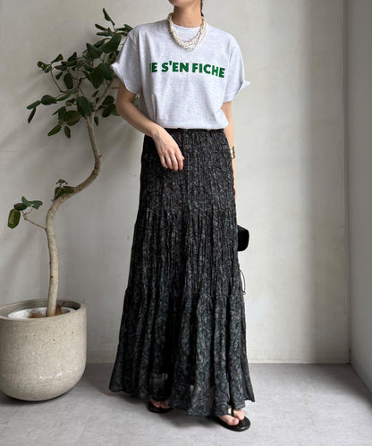 JES'EN FICHE絨布LOGO T恤