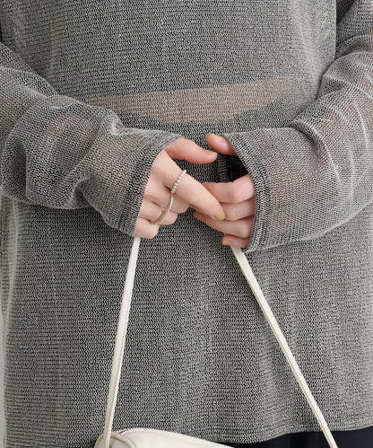 Omekashi 2WAY網眼針織開衫