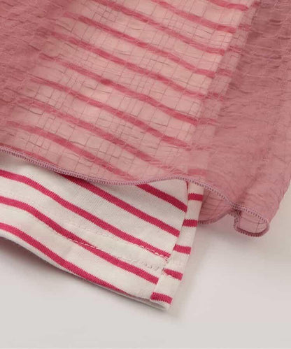 蓬蓬紗法式短袖T恤