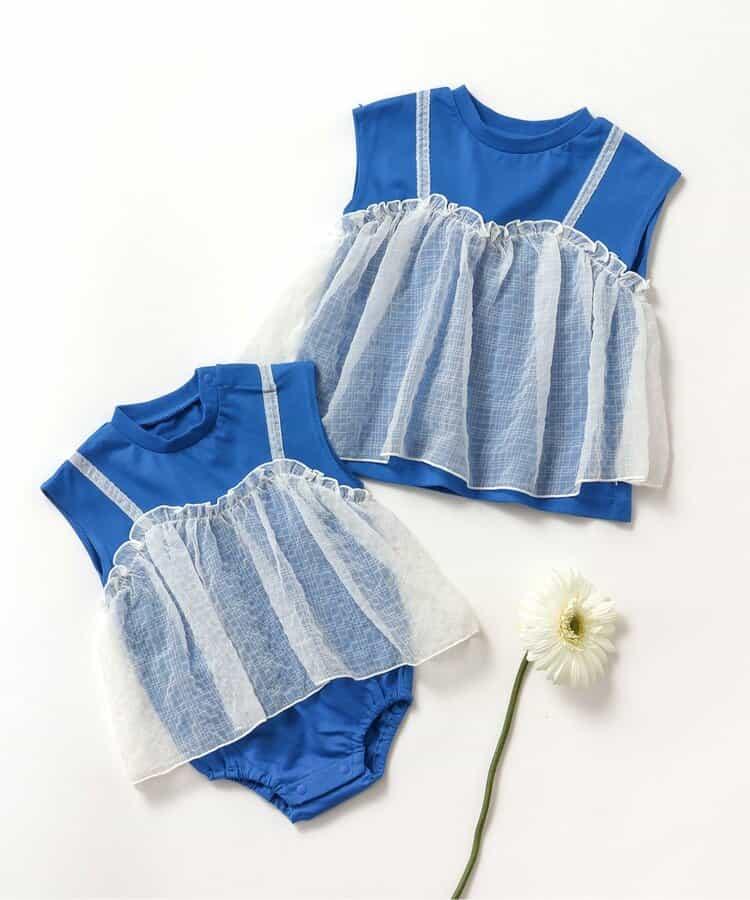 蓬蓬紗法式短袖T恤