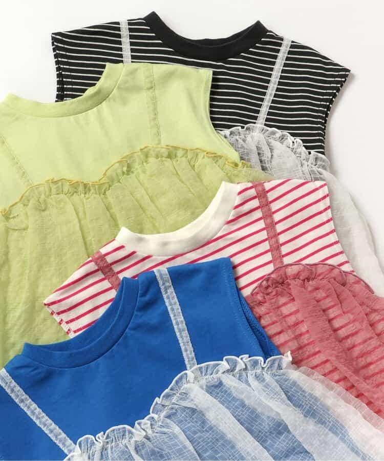 蓬蓬紗法式短袖T恤