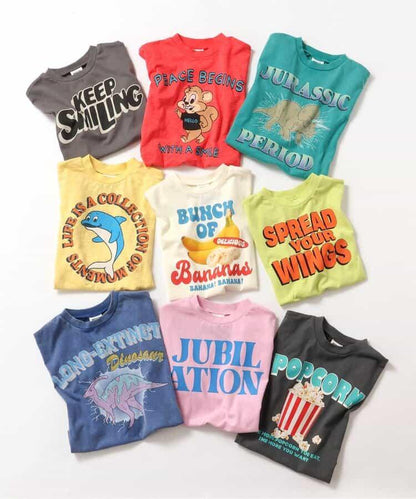 4件動物圖案T恤