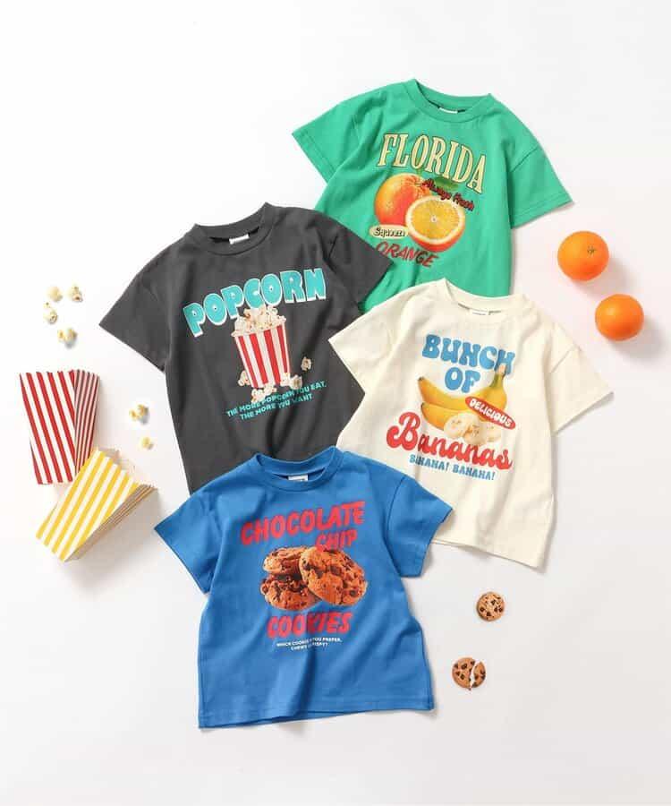 零食水果圖案T恤