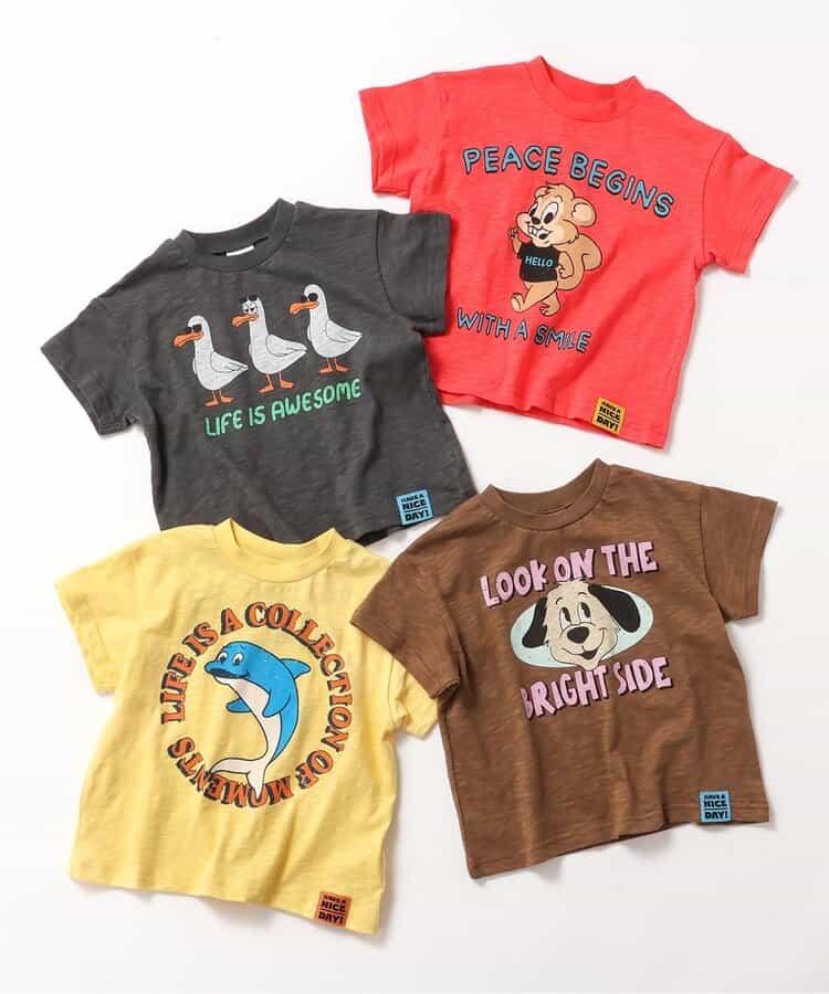 4件動物圖案T恤