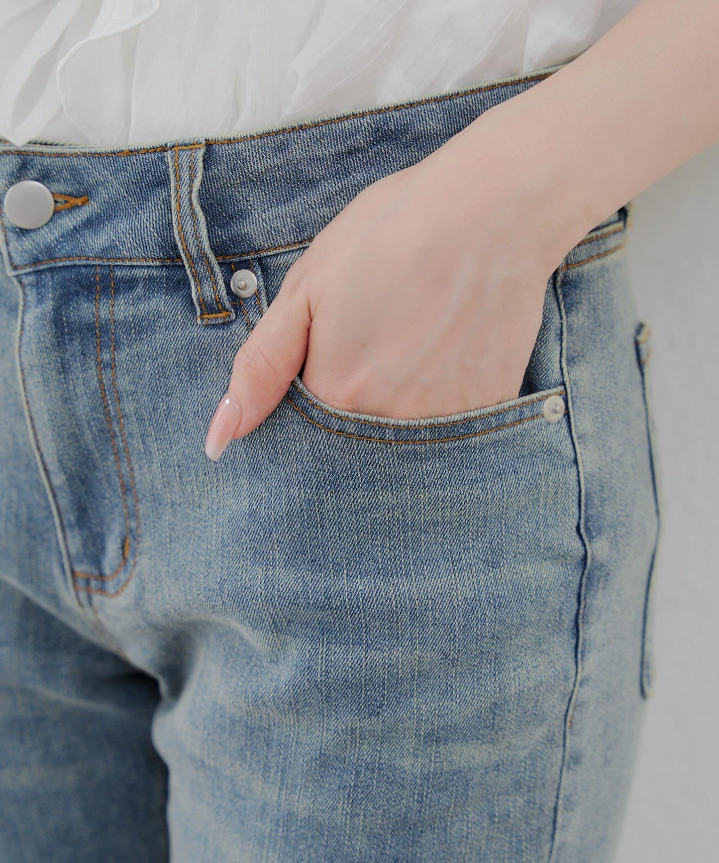 【@reve.perle_企劃】後綁帶荷葉邊喇叭褲