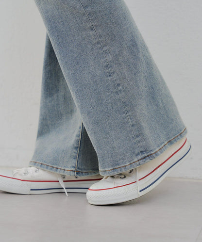 【@reve.perle_企劃】後綁帶荷葉邊喇叭褲