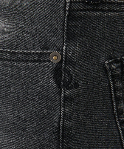 【可剪裁長度/彈性◎】Q.anos 自剪牛仔褲