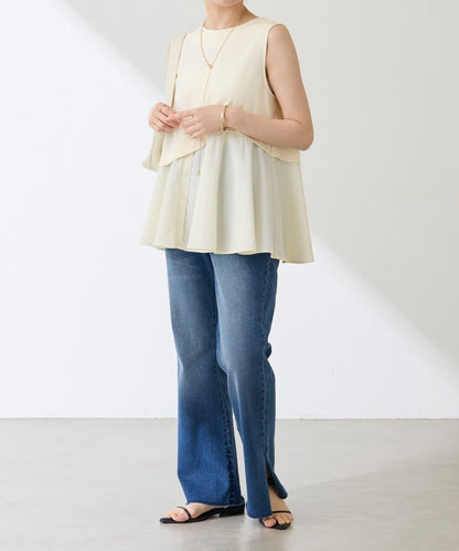 【可剪裁長度/彈性◎】Q.anos 自剪牛仔褲