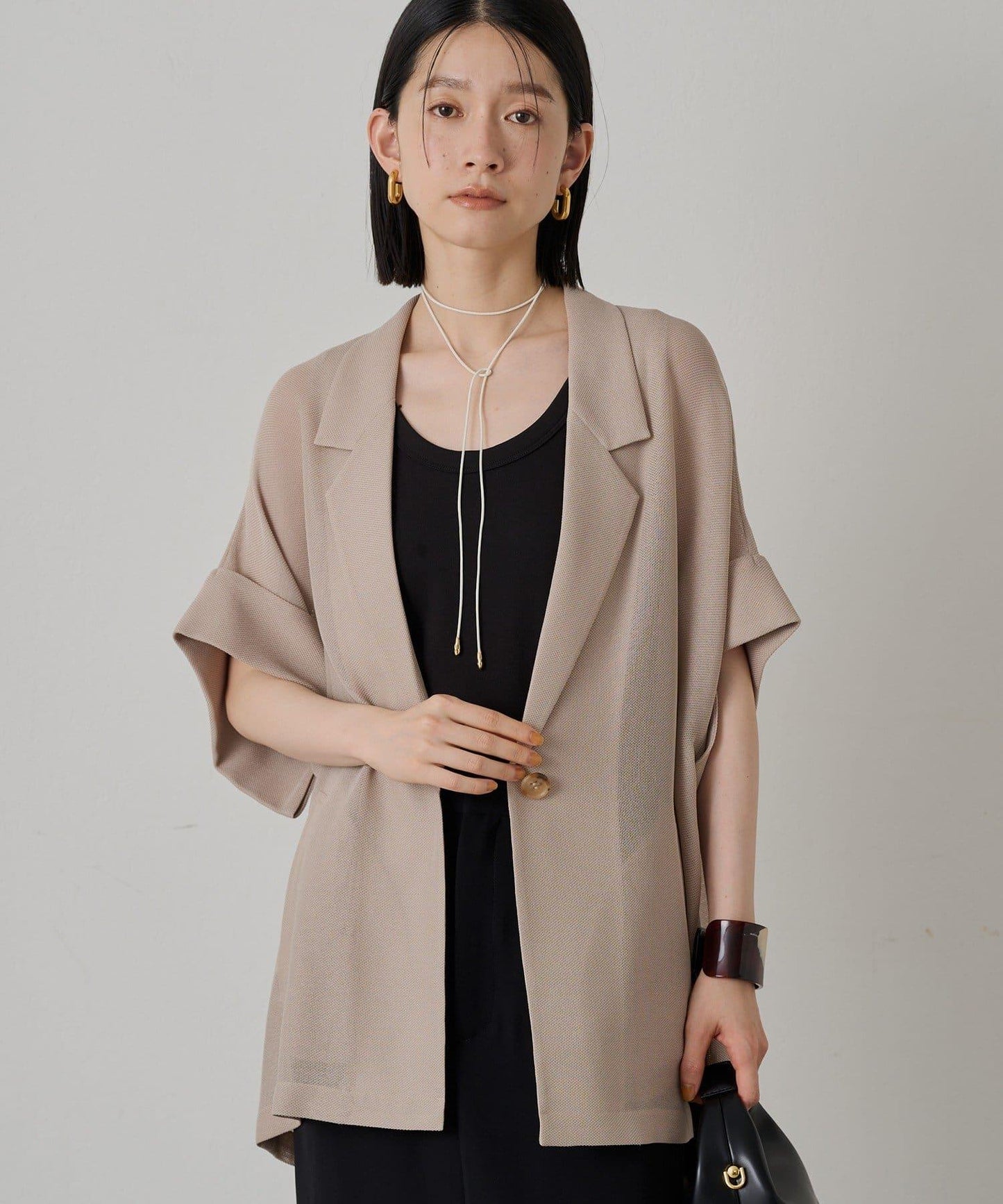 Loungedress 網眼半袖夾克