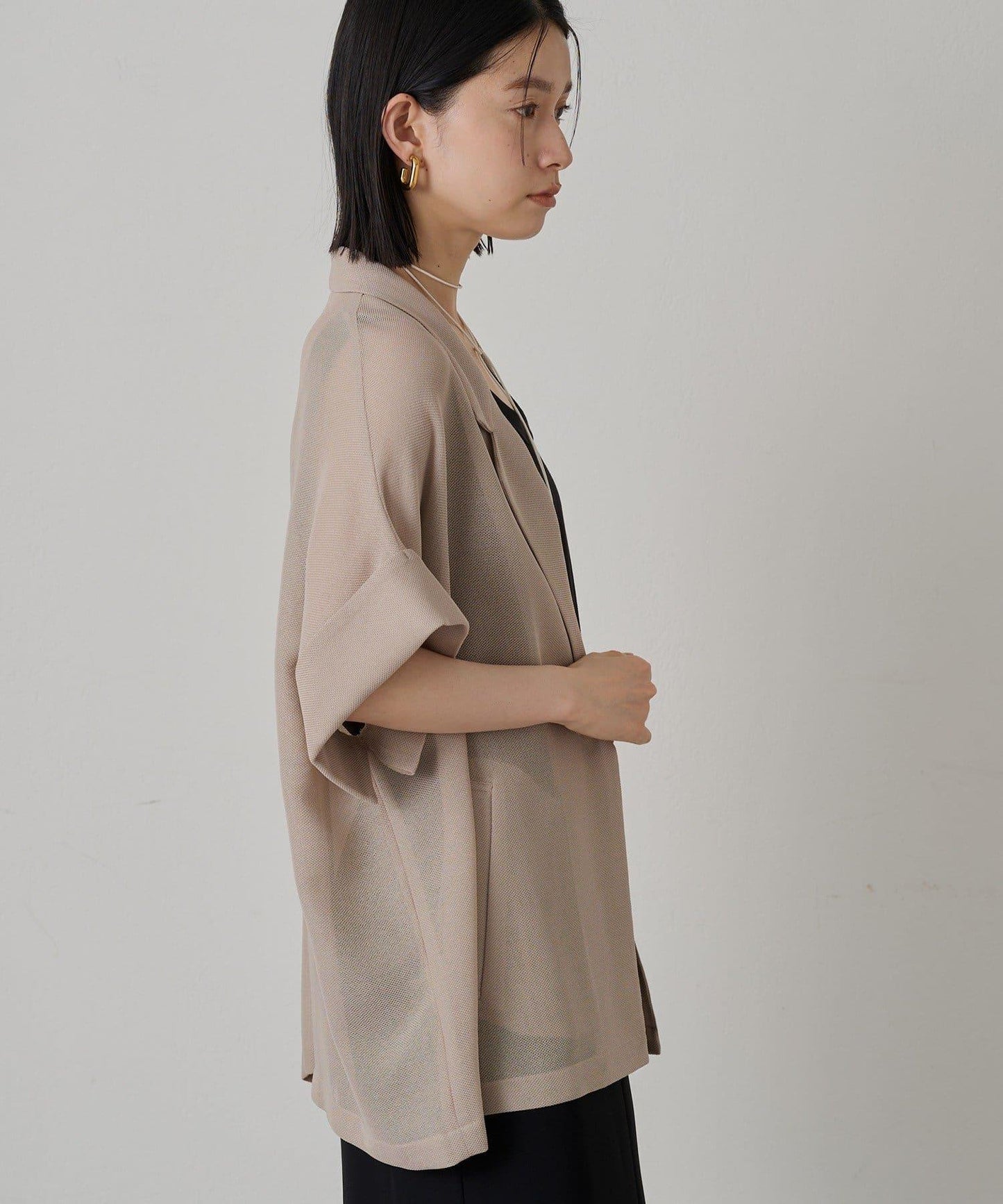 Loungedress 網眼半袖夾克