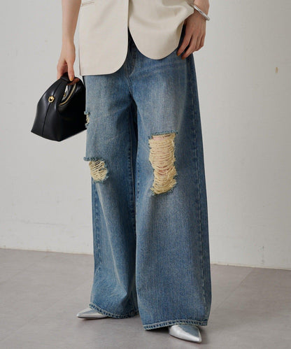 寬鬆牛仔褲