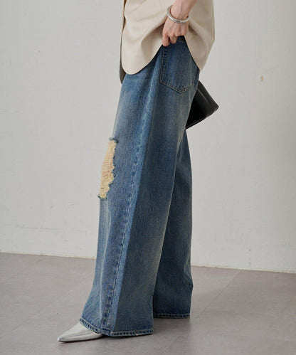 寬鬆牛仔褲