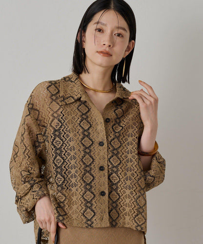 Loungedress 蕾絲開襟襯衫