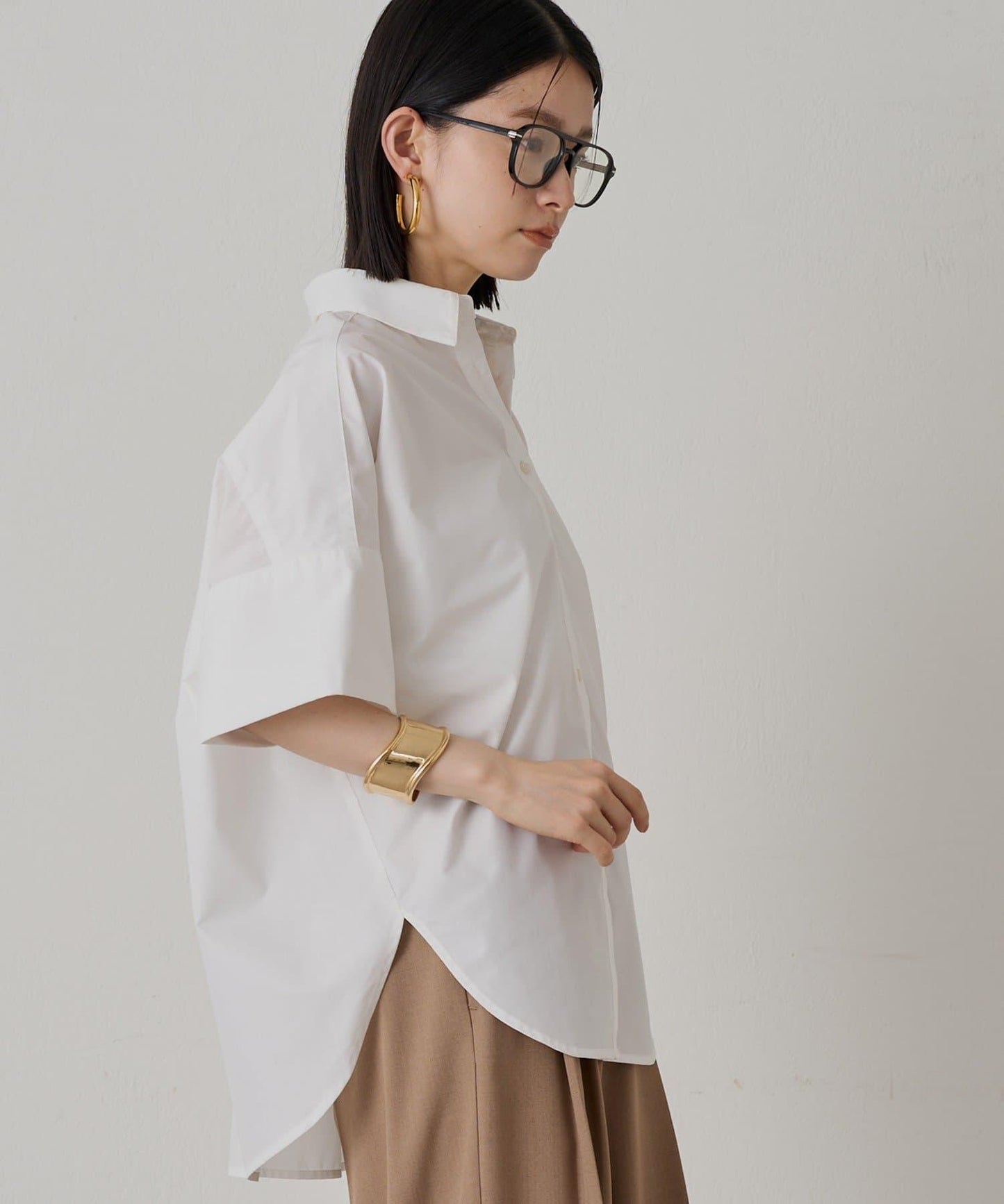 Loungedress 寬大袖口設計襯衫