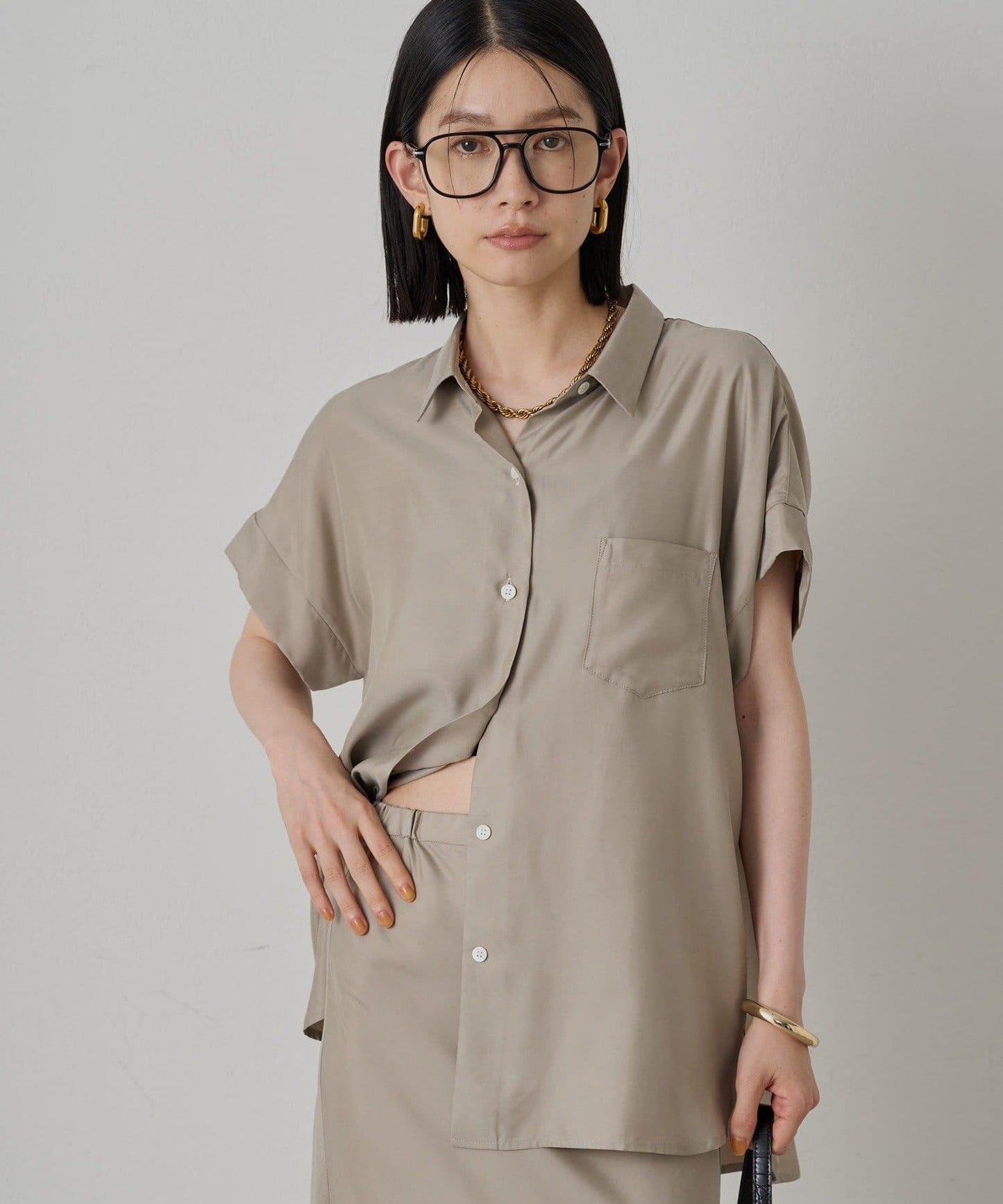 Loungedress Fibril法式襯衫
