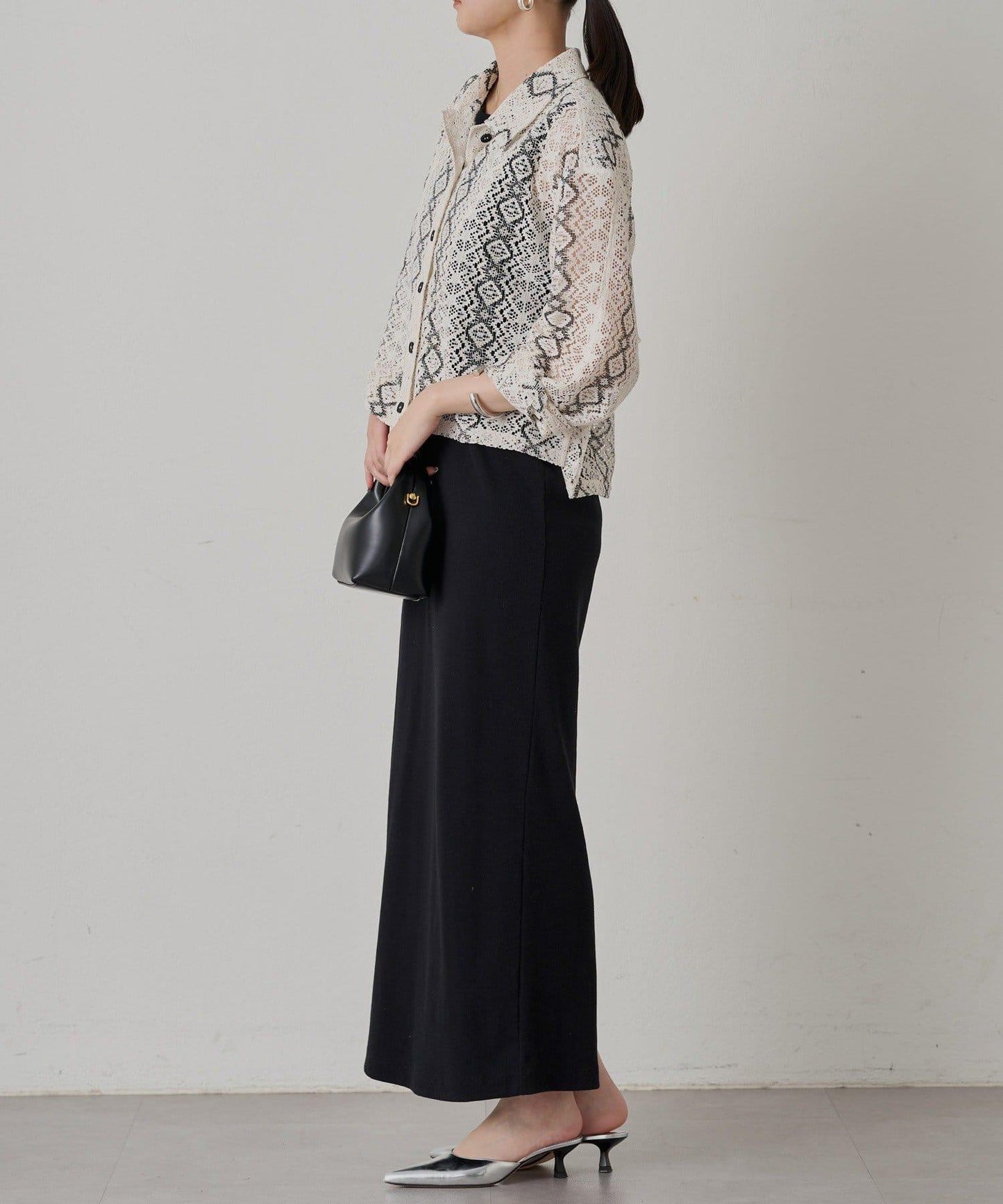 Loungedress 蕾絲開襟襯衫