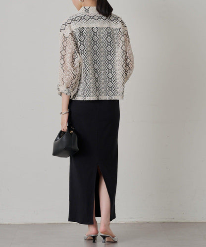 Loungedress 蕾絲開襟襯衫