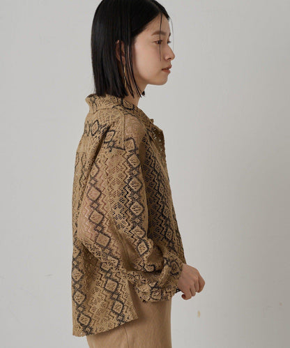 Loungedress 蕾絲開襟襯衫