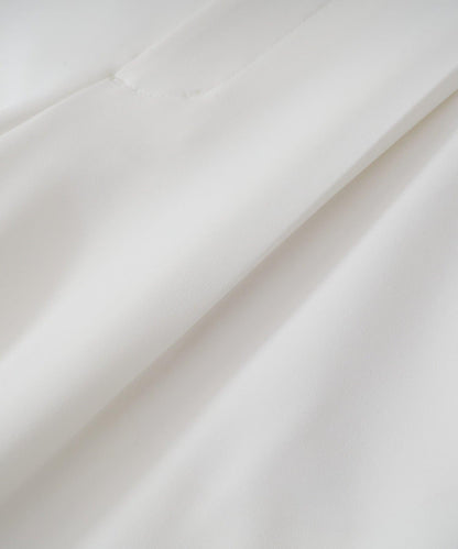 【La boutique BonBon】雙層面料單褶寬腿褲