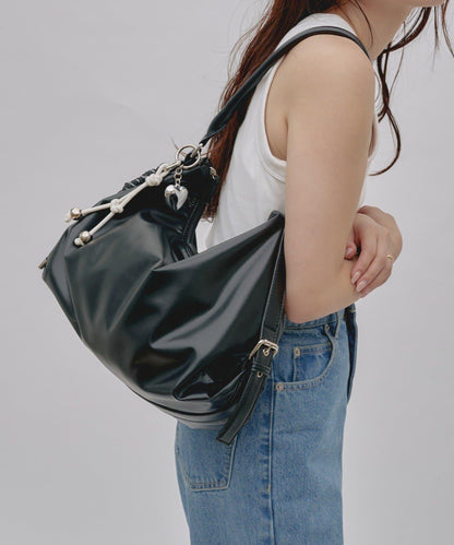 【Parco限定】【yomo企劃】帶吊墜單把手腰帶設計包包