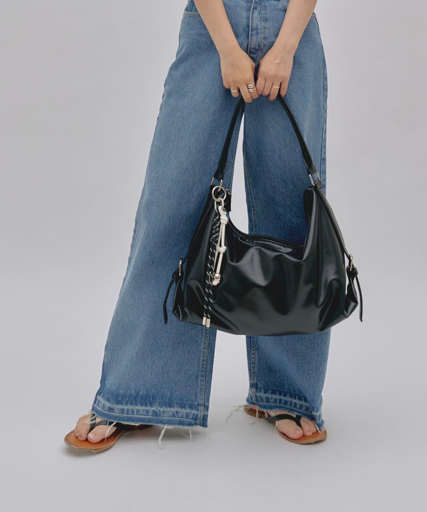 【Parco限定】【yomo企劃】帶吊墜單把手腰帶設計包包