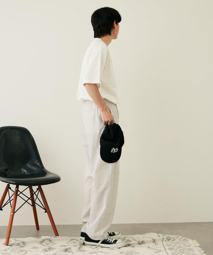 【CIAOPANIC TYPY】棉質寬鬆條紋褲