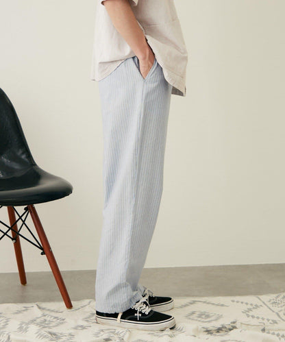 【CIAOPANIC TYPY】棉質寬鬆條紋褲