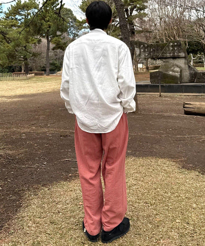 【CIAOPANIC TYPY】棉質寬鬆條紋褲