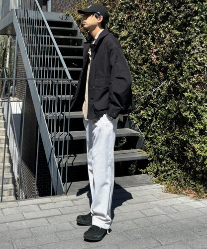 【CIAOPANIC TYPY】棉質寬鬆條紋褲