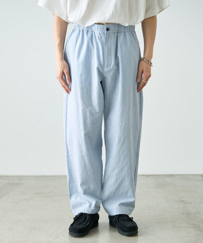 【CIAOPANIC TYPY】棉質寬鬆條紋褲