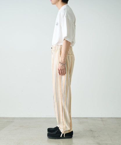 【CIAOPANIC TYPY】棉質寬鬆條紋褲