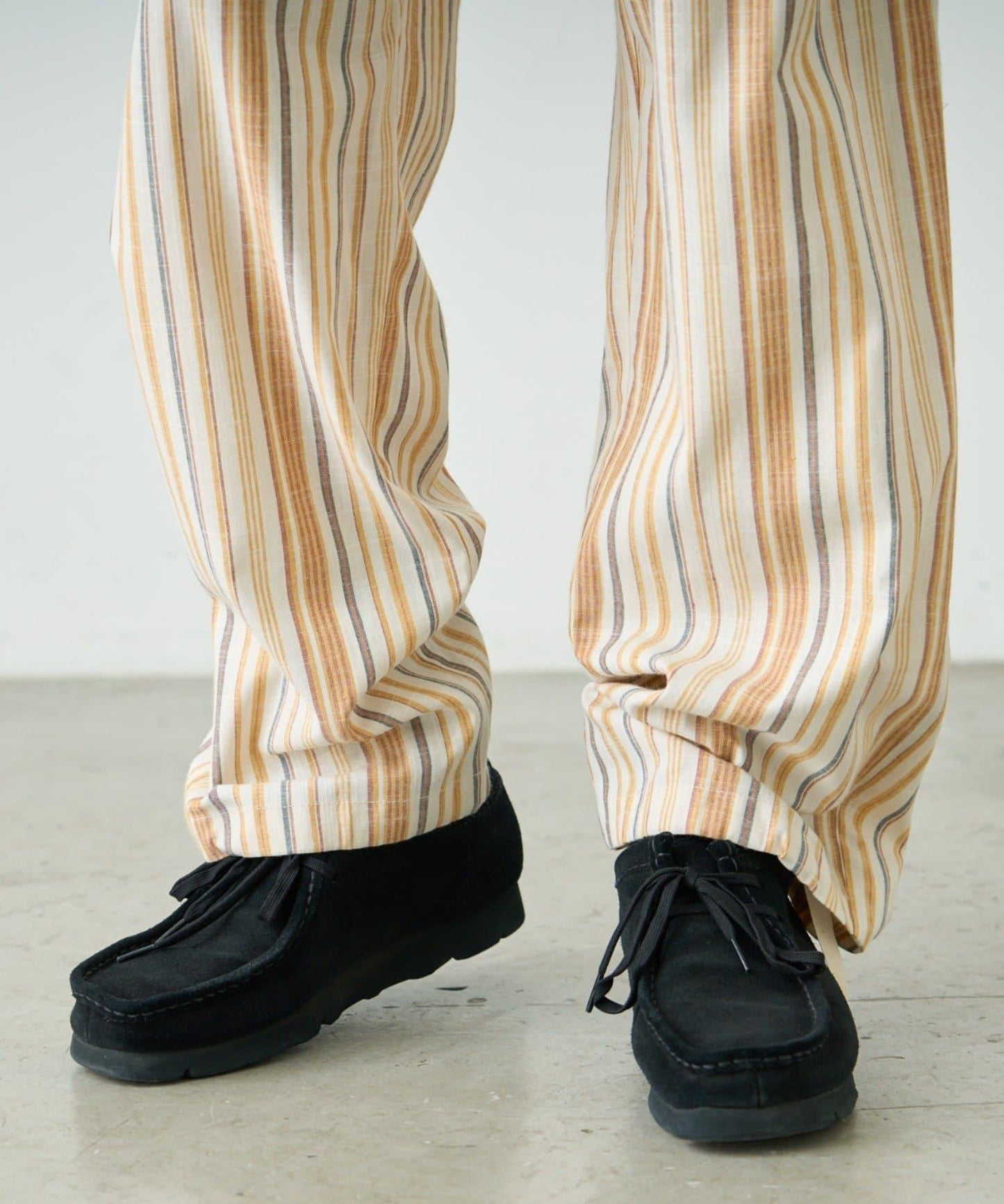 【CIAOPANIC TYPY】棉質寬鬆條紋褲