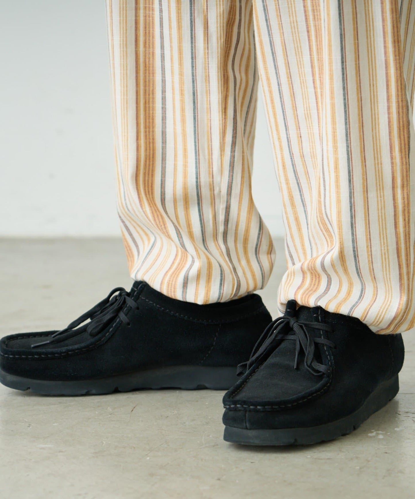 【CIAOPANIC TYPY】棉質寬鬆條紋褲