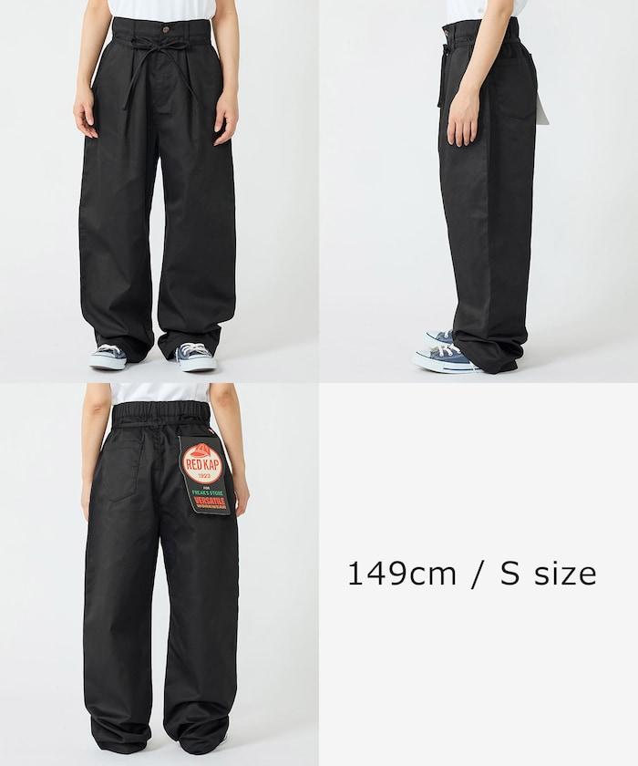 聯名 繫帶鬆緊褶襉褲