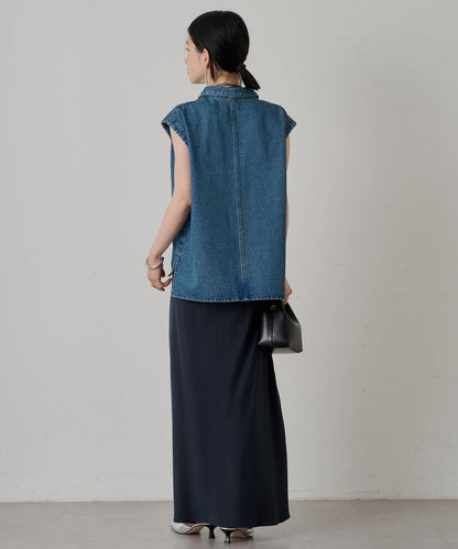 Loungedress 牛仔法式開襟襯衫
