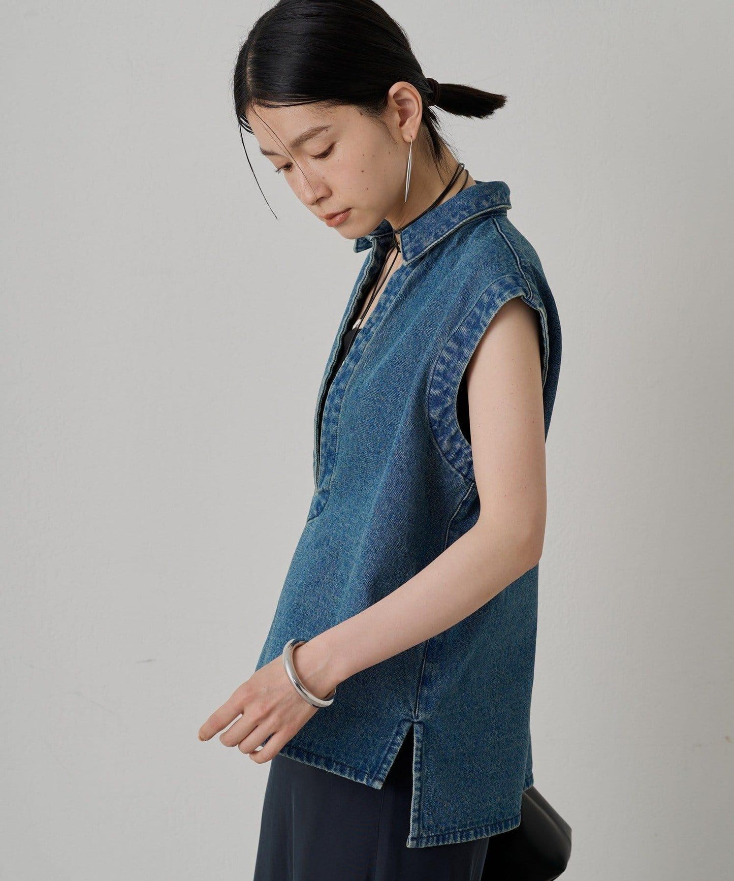 Loungedress 牛仔法式開襟襯衫