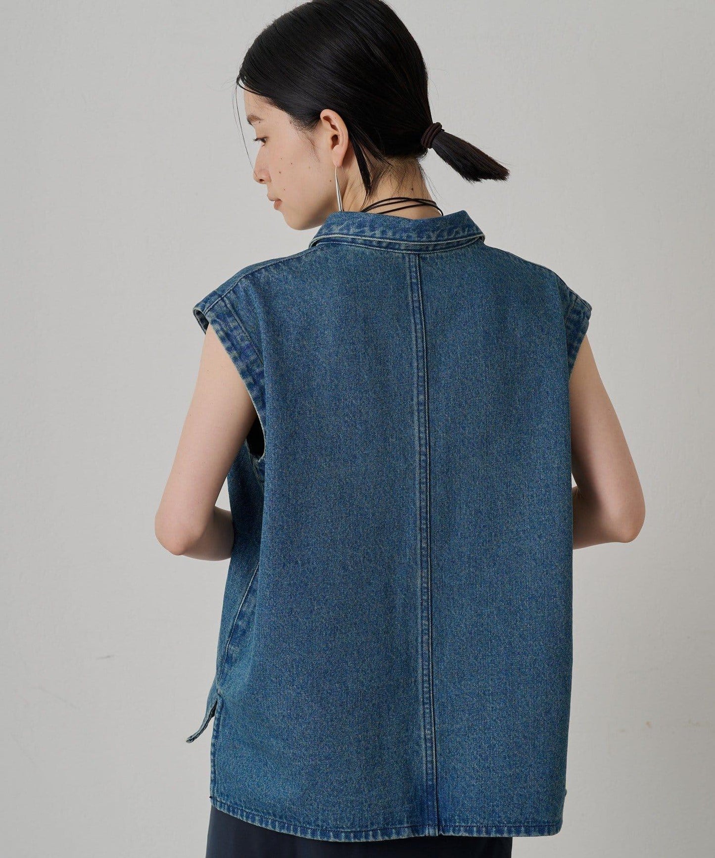 Loungedress 牛仔法式開襟襯衫