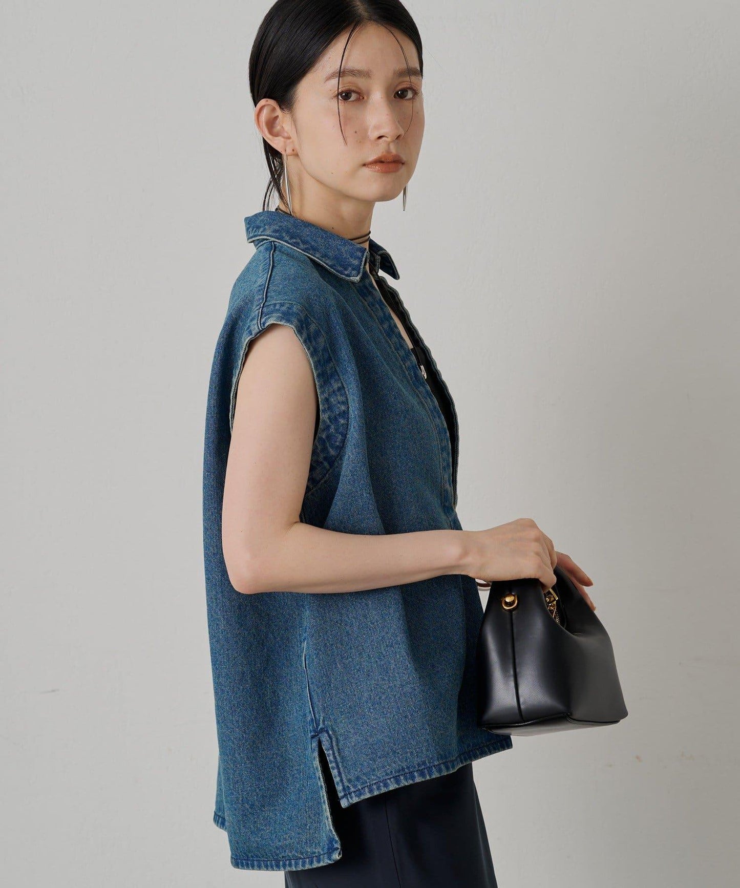 Loungedress 牛仔法式開襟襯衫