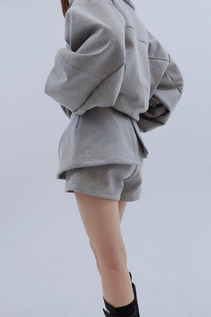 邊緣荷葉邊短褲