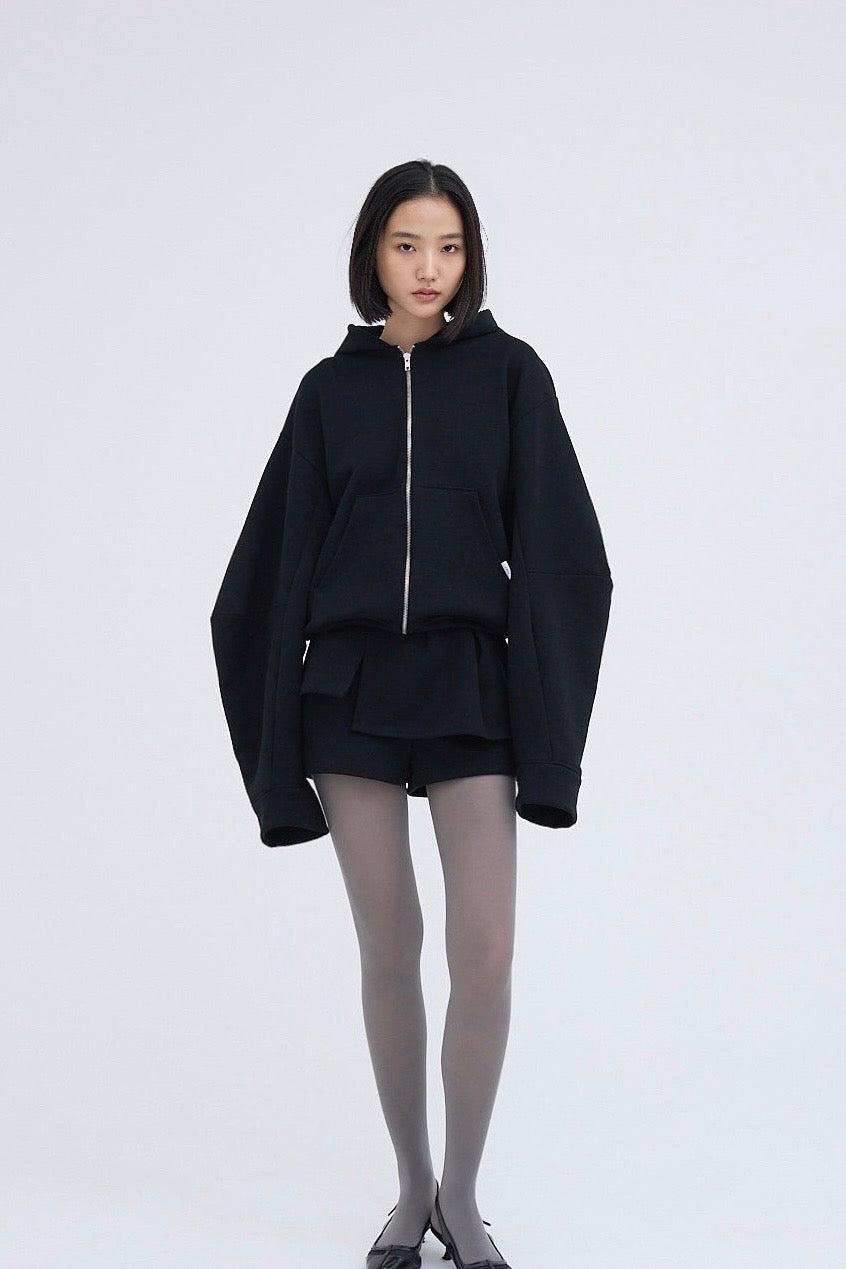 邊緣荷葉邊短褲