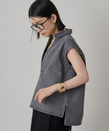 Loungedress 牛仔法式開襟襯衫