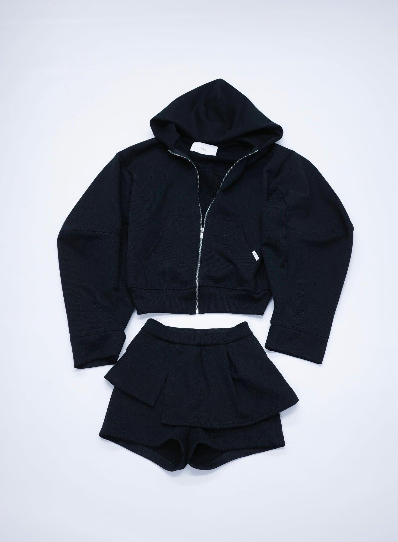 邊緣荷葉邊短褲