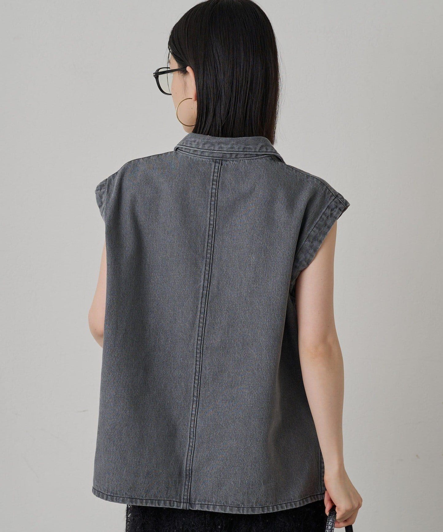 Loungedress 牛仔法式開襟襯衫