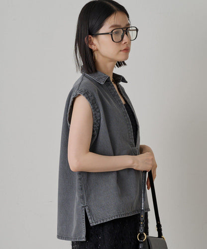 Loungedress 牛仔法式開襟襯衫