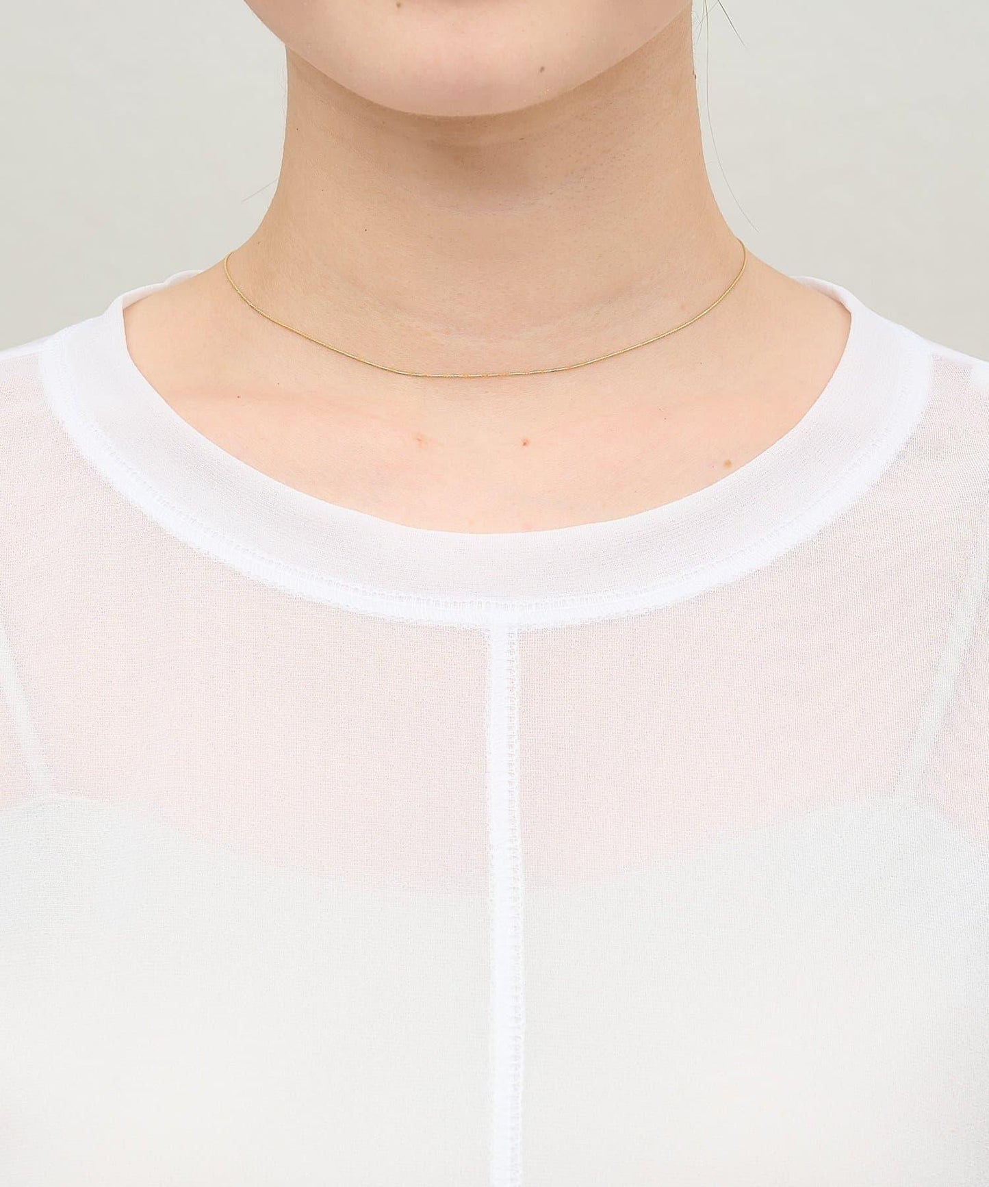 Omekashi 透膚剪裁套頭上衣